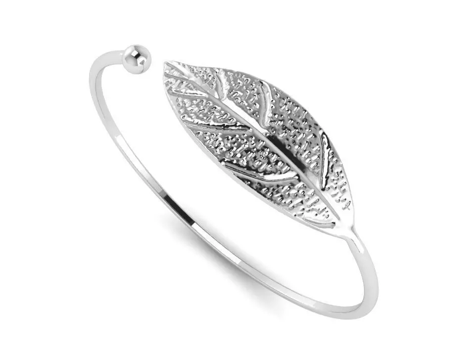 Leaf bracelet 630 3D print model_0