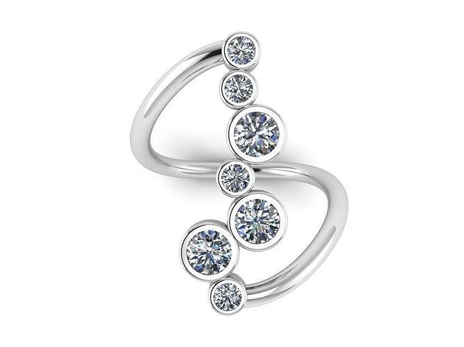 Fashion ring 631 3D print model