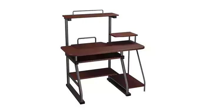 Classic Computer Table 3D model