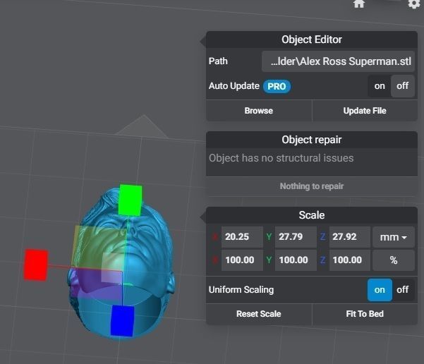 Alex Ross Superman - Headsculpt for Action Figures 3D print model_10