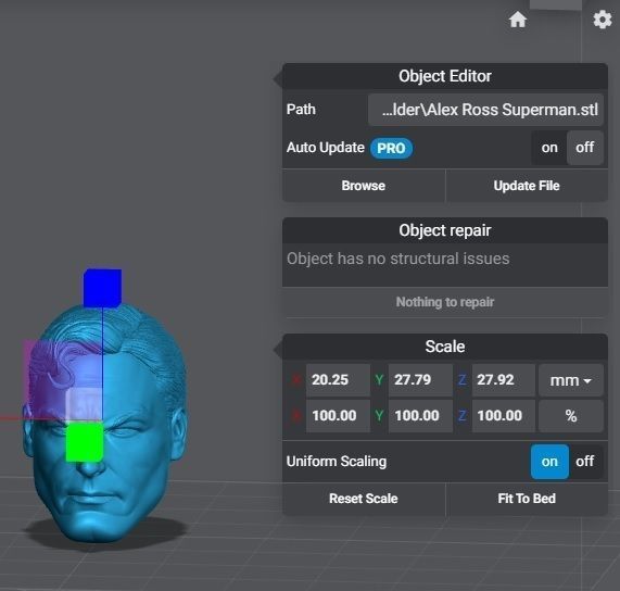 Alex Ross Superman - Headsculpt for Action Figures 3D print model_9