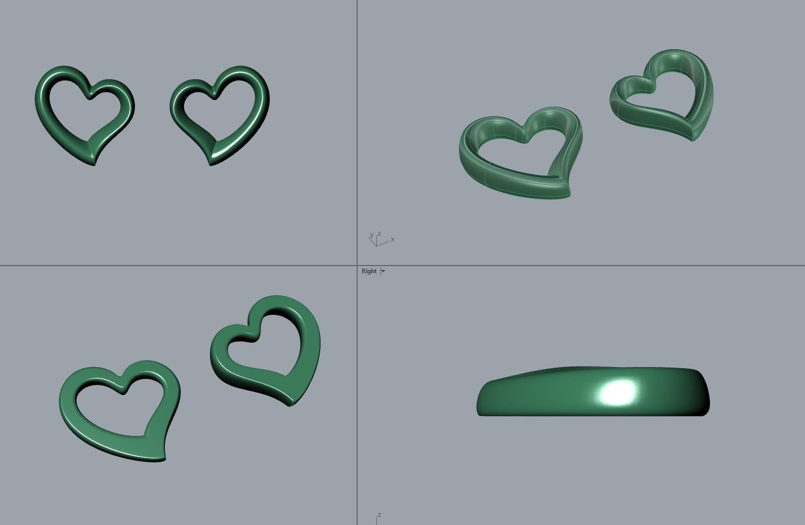 Heart Ring 3D print model_17
