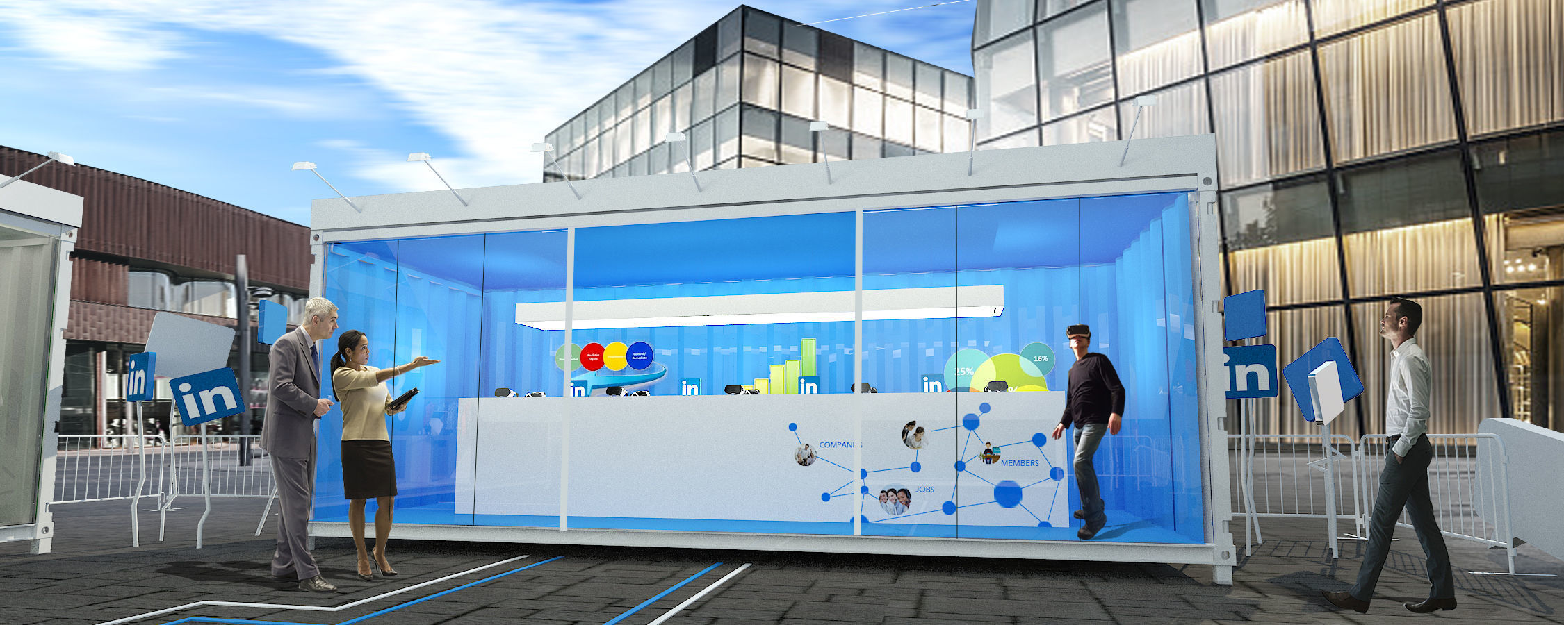 container booth 3D model_5