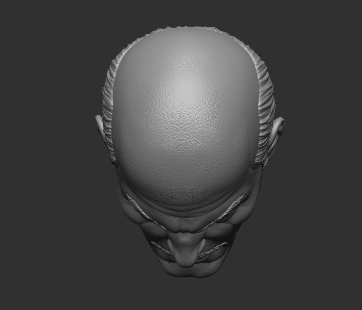 Alfred Pennyworth - Headsculpt for Action figures 3D print model_5