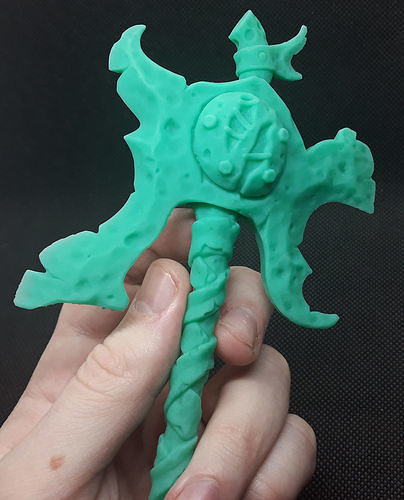 Brute poleaxe 3d print 3D print model