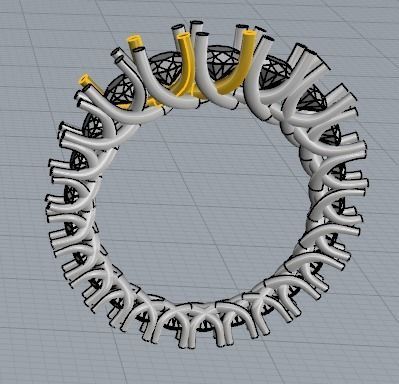 YD164 diamond eternity ring 3D print model_2