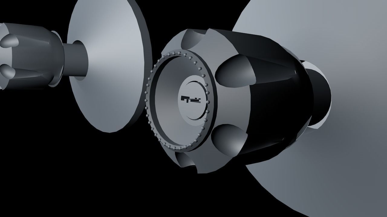 Door Lock Free low-poly 3D model_1