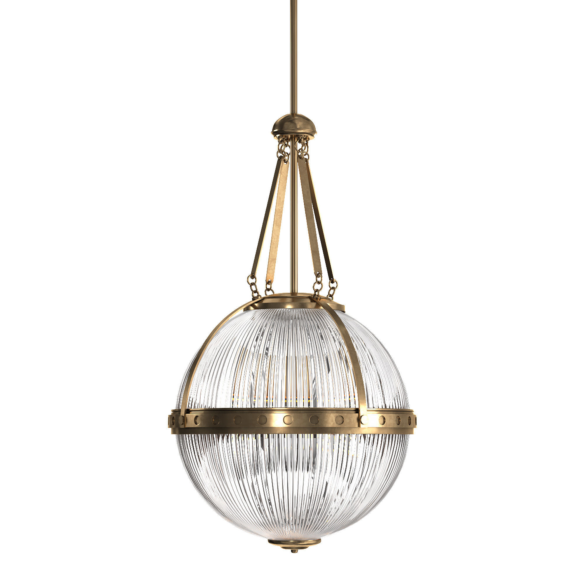 Aster Orb Shape Ceiling Pendant Light 3D model_3