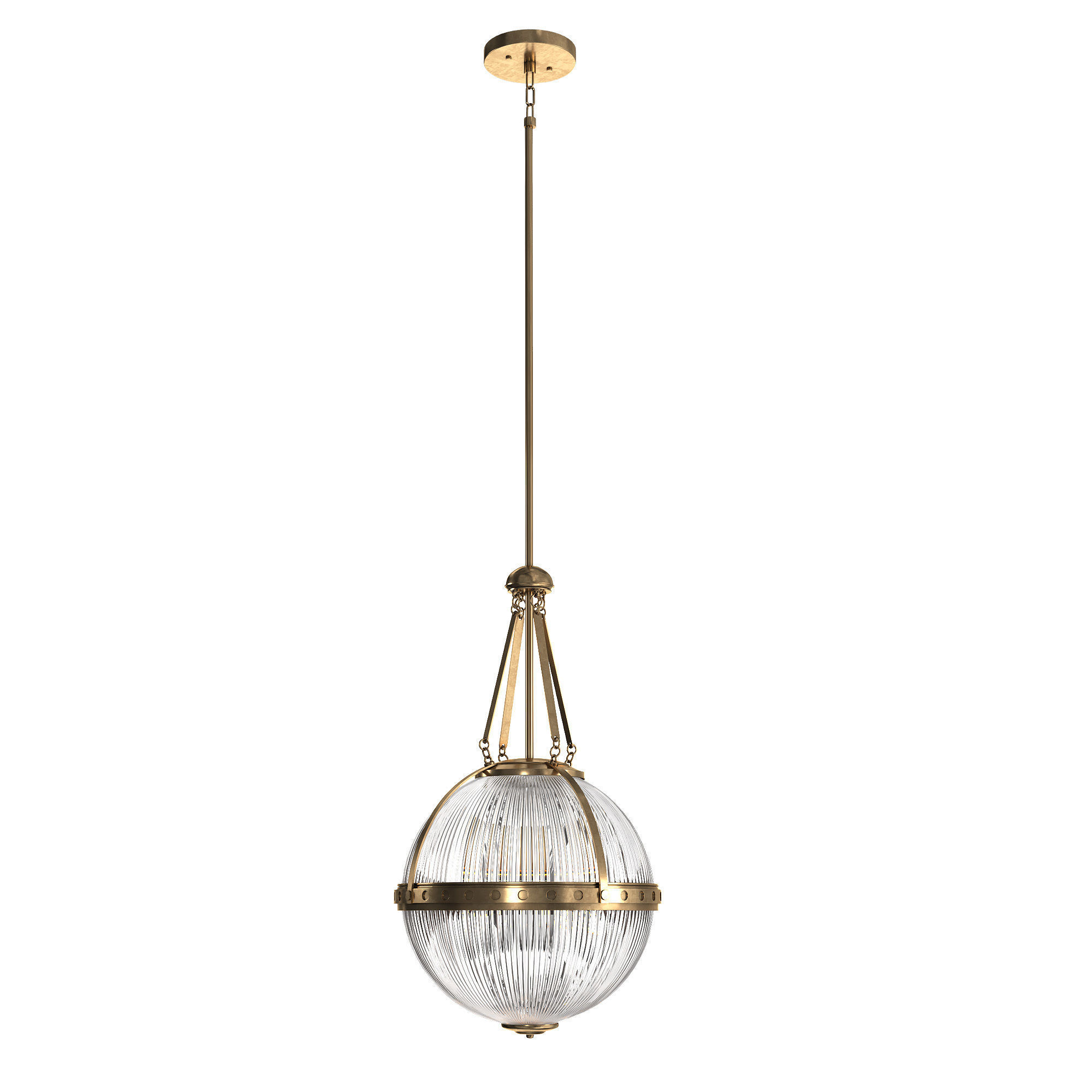 Aster Orb Shape Ceiling Pendant Light 3D model_6