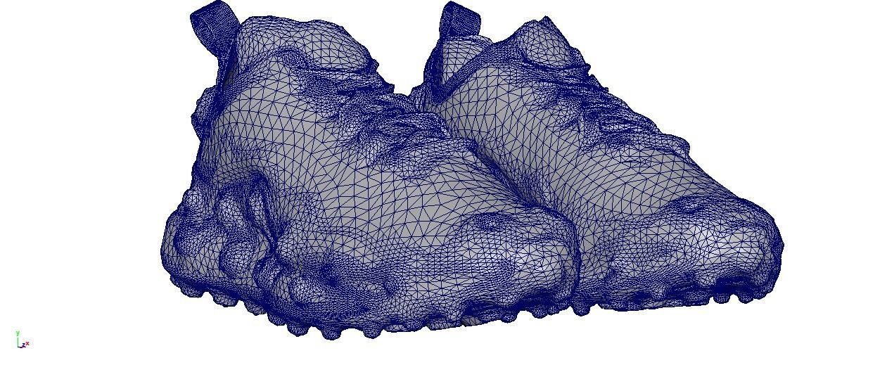 Cyberpunk fashion sneaker Urban Techwear scifi future shoes 3D model_6