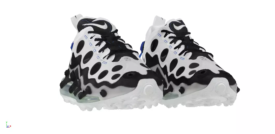 Cyberpunk fashion sneaker Urban Techwear scifi future shoes 3D model_0