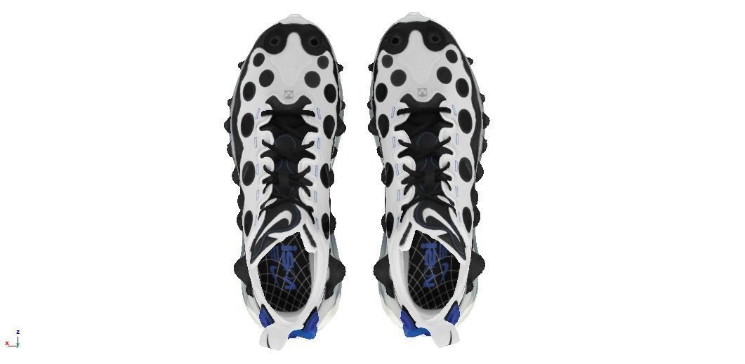 Cyberpunk fashion sneaker Urban Techwear scifi future shoes 3D model_3