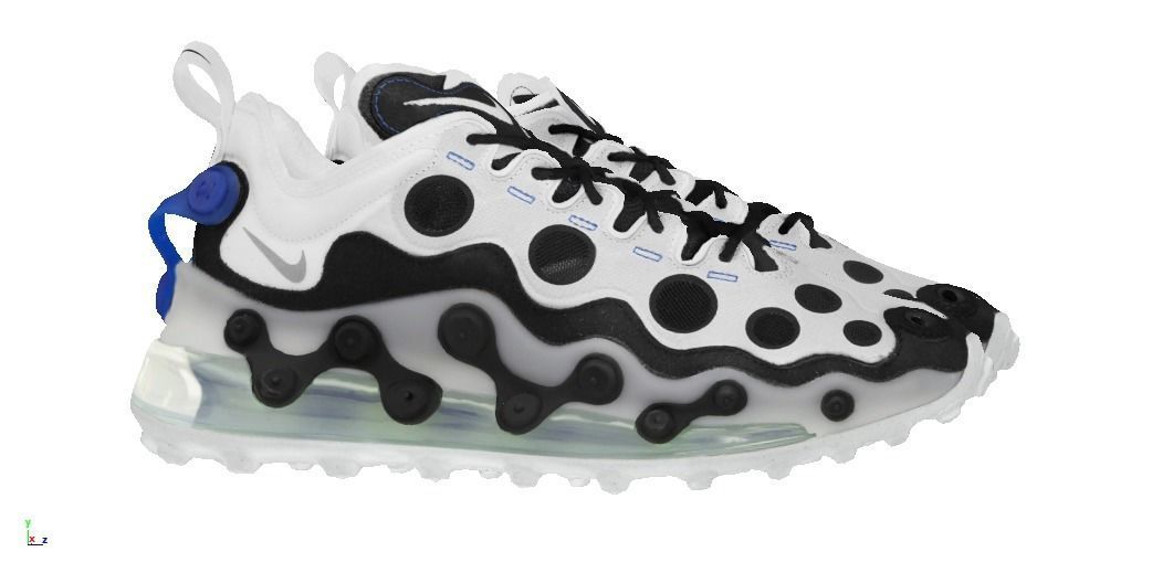 Cyberpunk fashion sneaker Urban Techwear scifi future shoes 3D model_1