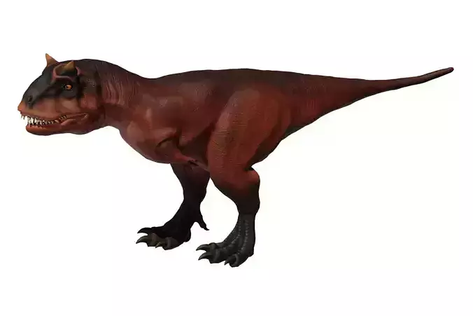 Carnotaurus  Low-poly 3D model