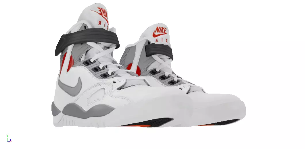 Nike Pressure 2016 Retro - White Cement Gray Nike Air Pressure Retro White Cement Grey 2016 - 831279-100  main image 2
