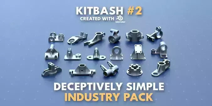 Simple Industry Kitbash Pack 2