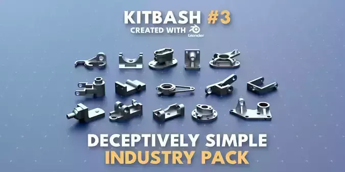 Simple Industry Kitbash Pack 3