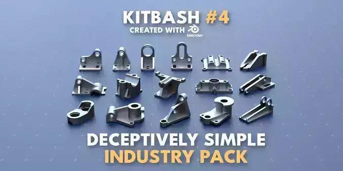 Simple Industry Kitbash Pack 4