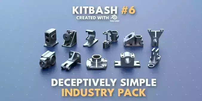 Simple Industry Kitbash Pack 6