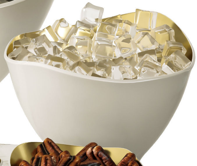 Wine with snacks 3D model_4