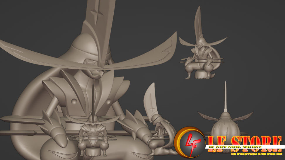 Pokemon Kingambit 3D model_3