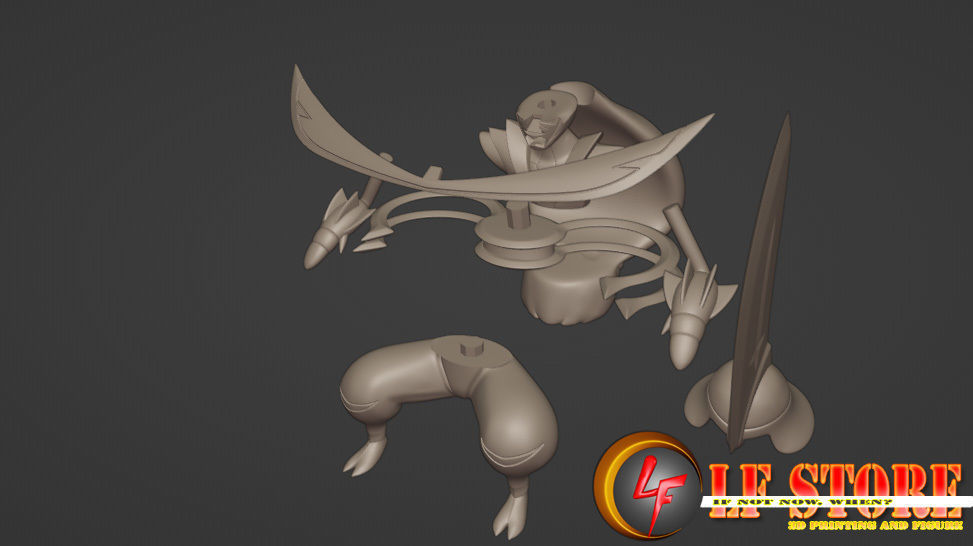Pokemon Kingambit 3D model_2
