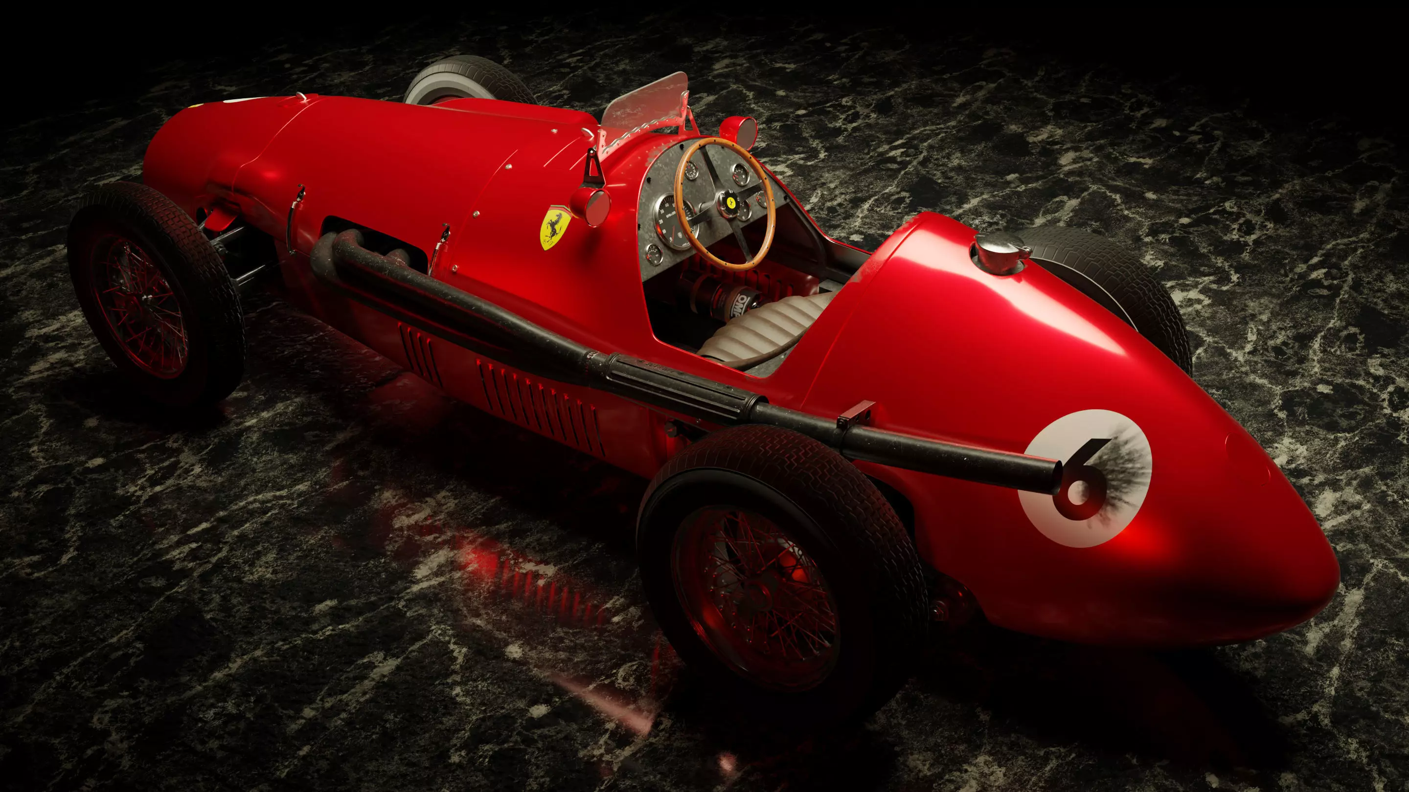 Ferrari 500 F2 1952 3D model