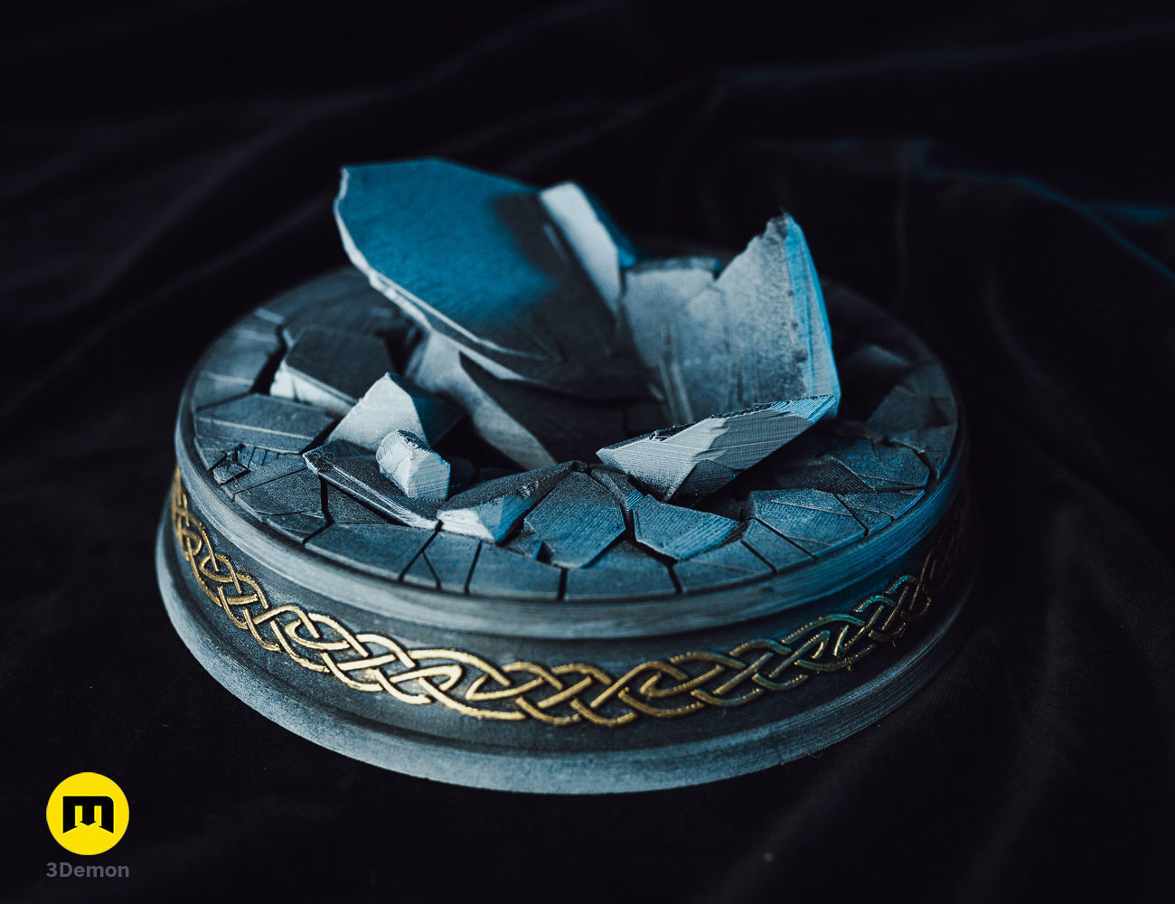 Mjolnir hammer - God of War Ragnarok 3D print model_30