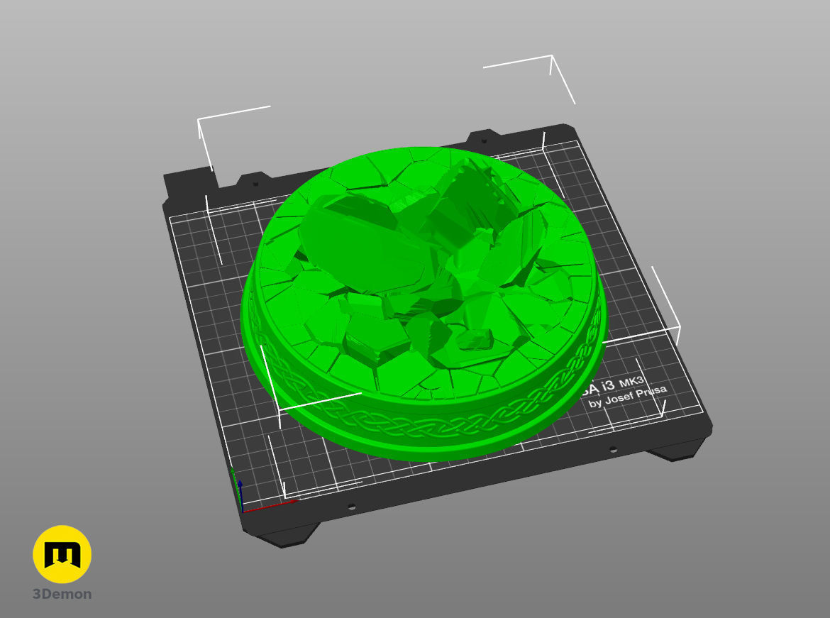 Mjolnir hammer - God of War Ragnarok 3D print model_18