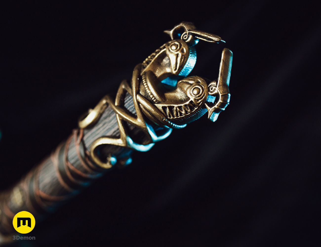 Mjolnir hammer - God of War Ragnarok 3D print model_27