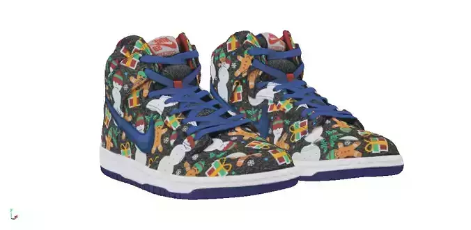 Nike dunk high concepts ugly christmas sweater