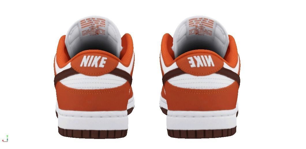 Nike Dunk Low bronze eclipse 3D model CGTrader