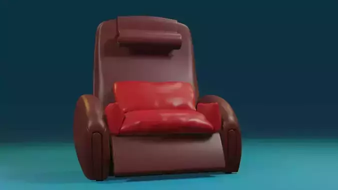 Armchair And cushion 3D model