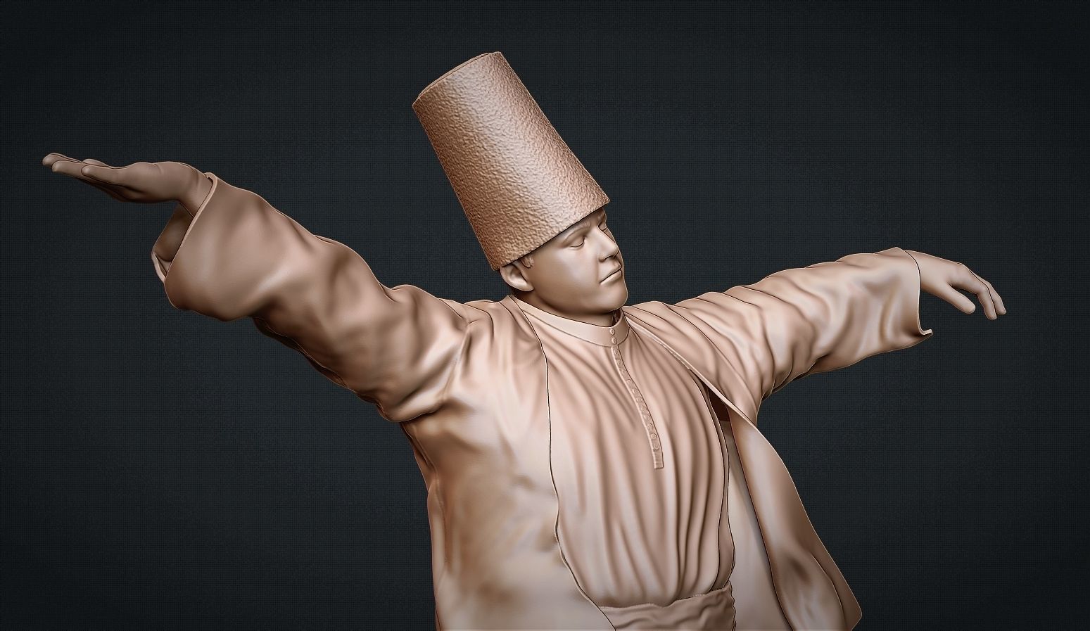 The Whirling Dervishes 3D print model_5