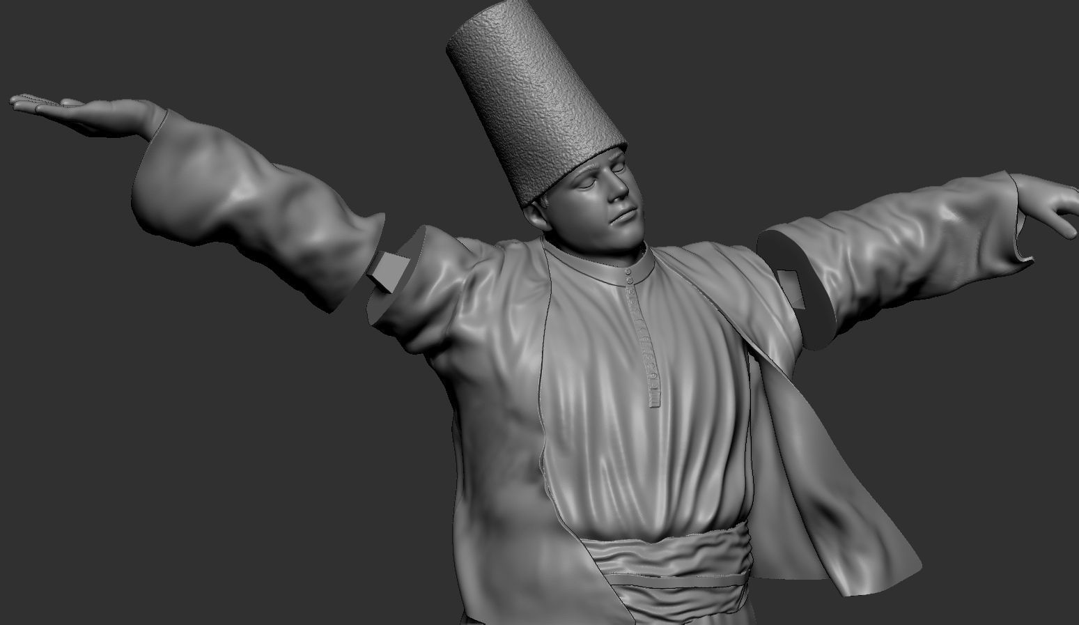 The Whirling Dervishes 3D print model_15