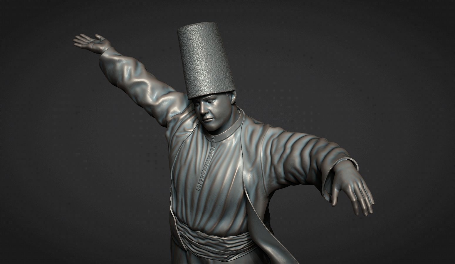 The Whirling Dervishes 3D print model_8