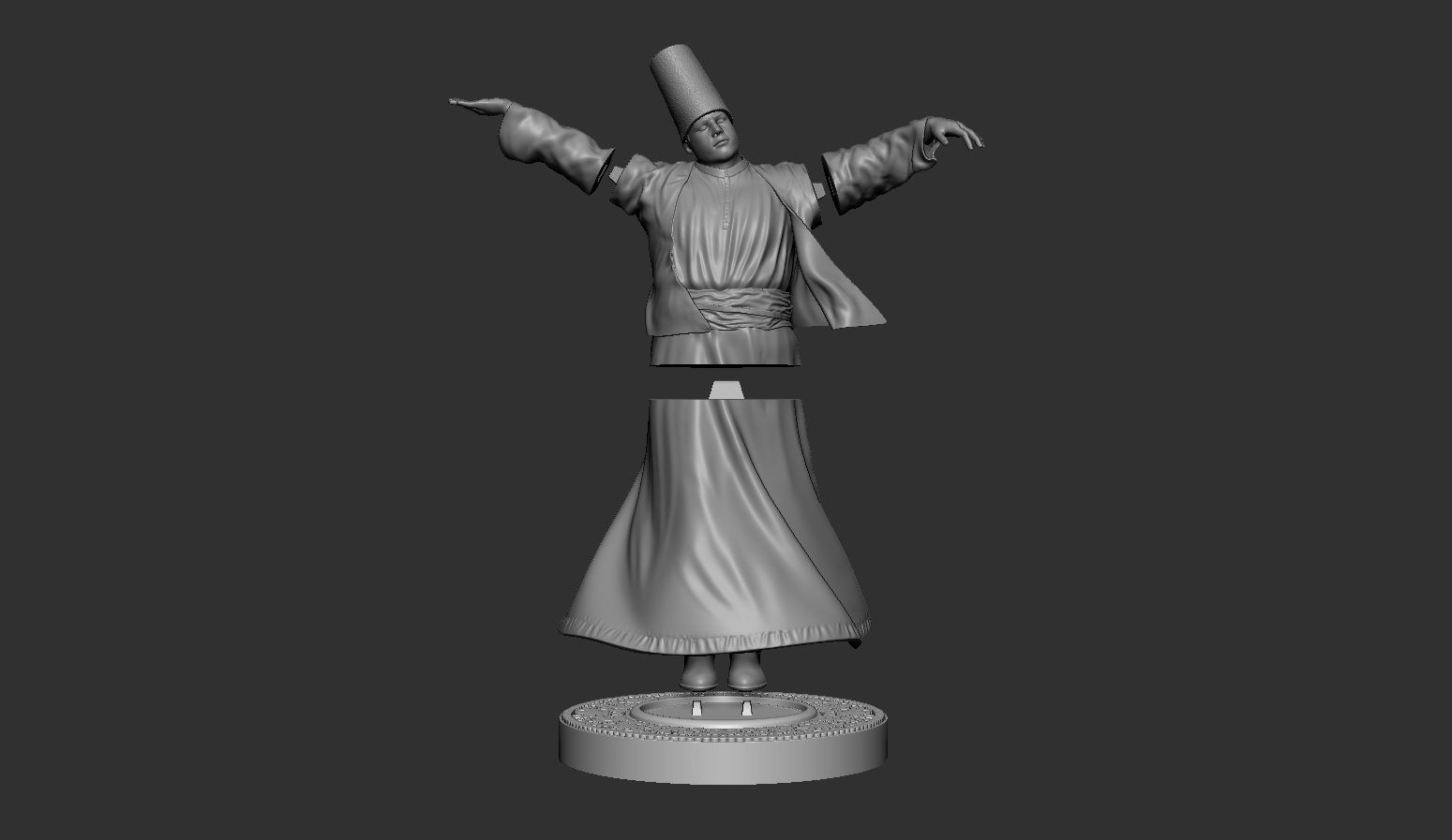 The Whirling Dervishes 3D print model_14