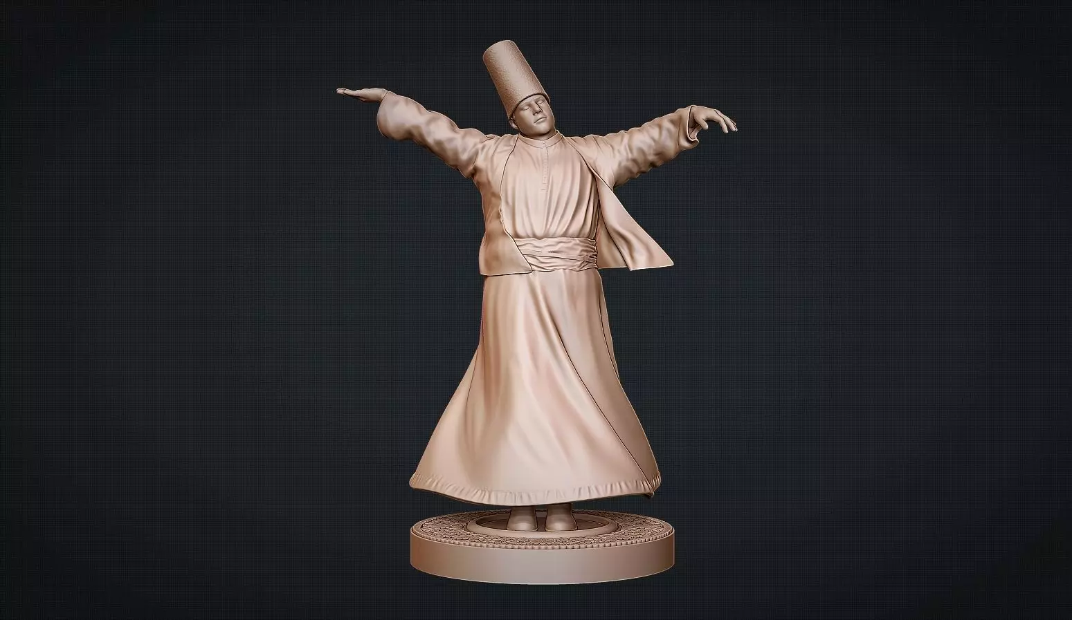 The Whirling Dervishes 3D print model_0
