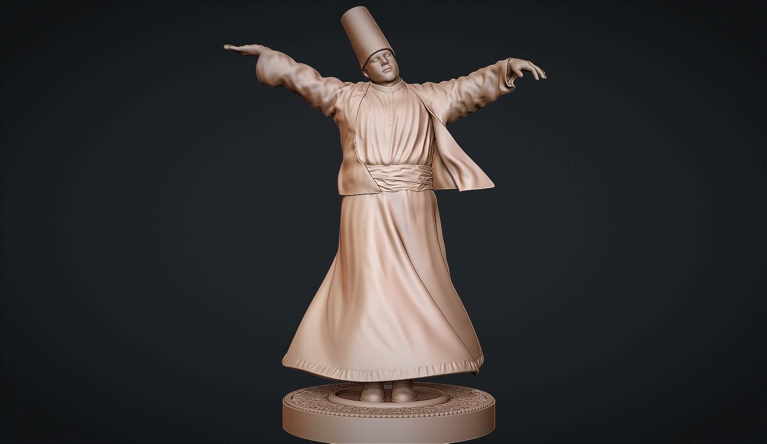 The Whirling Dervishes 3D print model_10