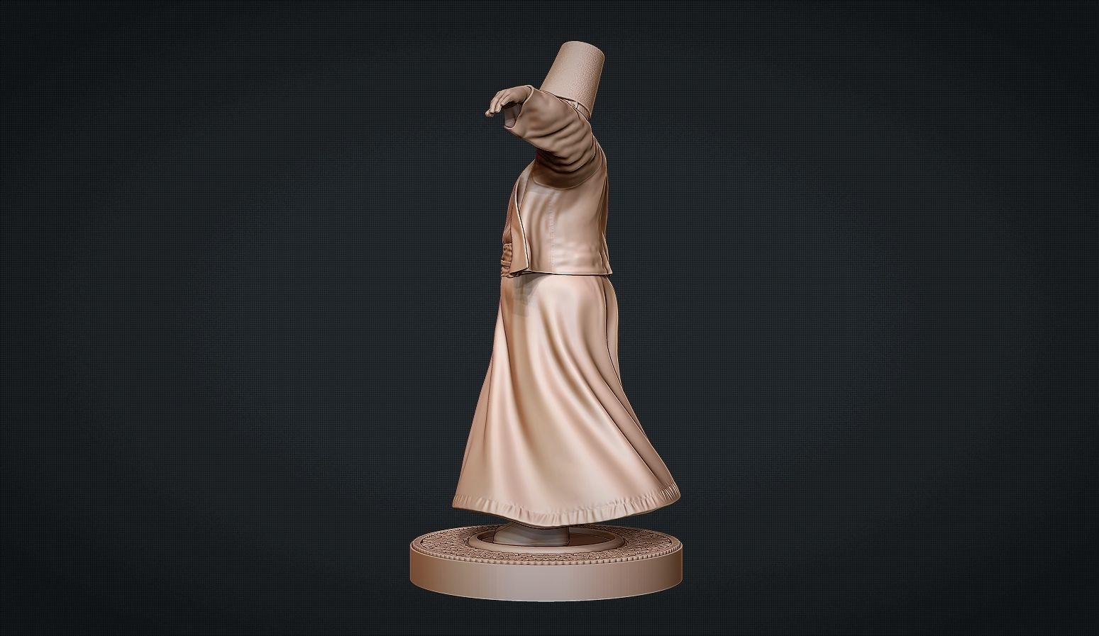 The Whirling Dervishes 3D print model_6
