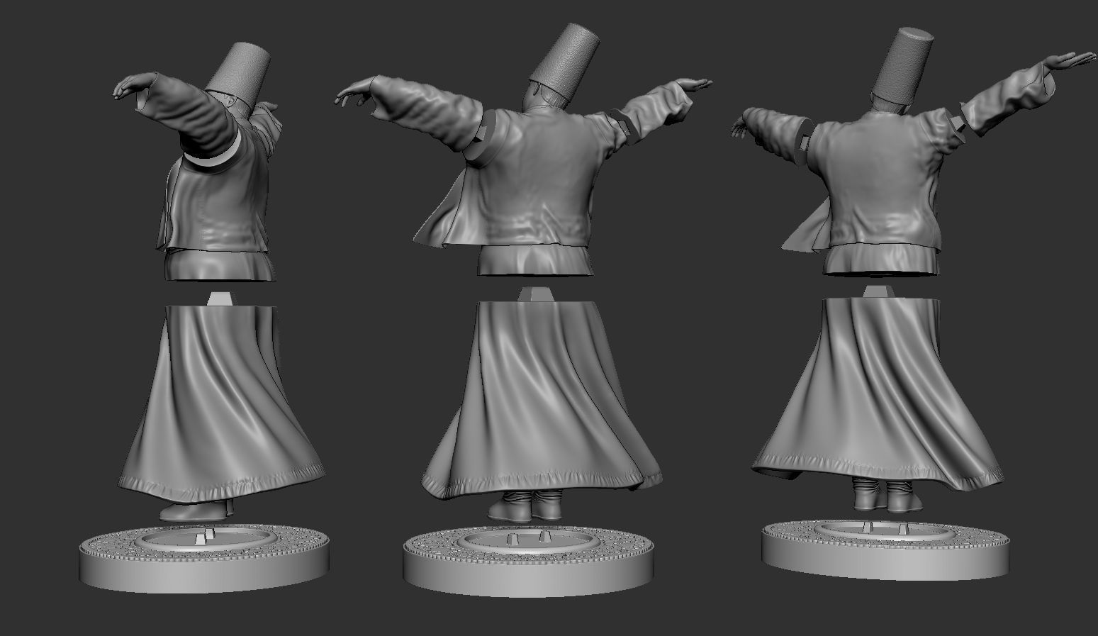 The Whirling Dervishes 3D print model_16