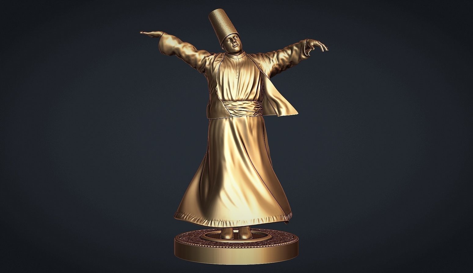 The Whirling Dervishes 3D print model_18