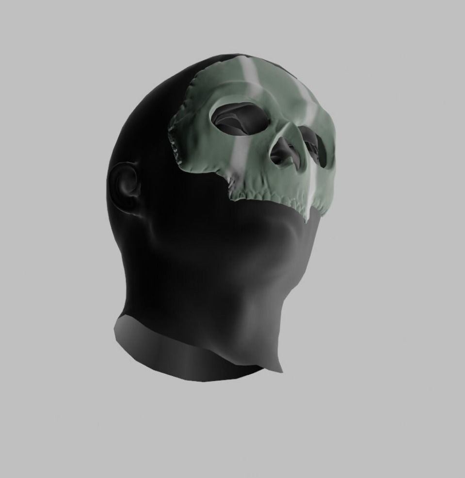 COD GHOST Simon Riley Op Mask STL - Warzone - Call of Duty  3D print model_5