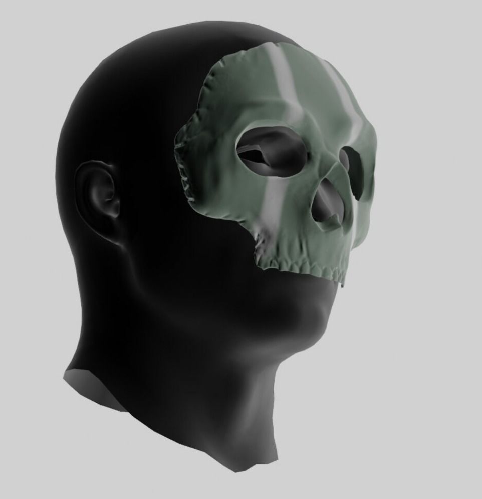 COD GHOST Simon Riley Op Mask STL - Warzone - Call of Duty  3D print model_6