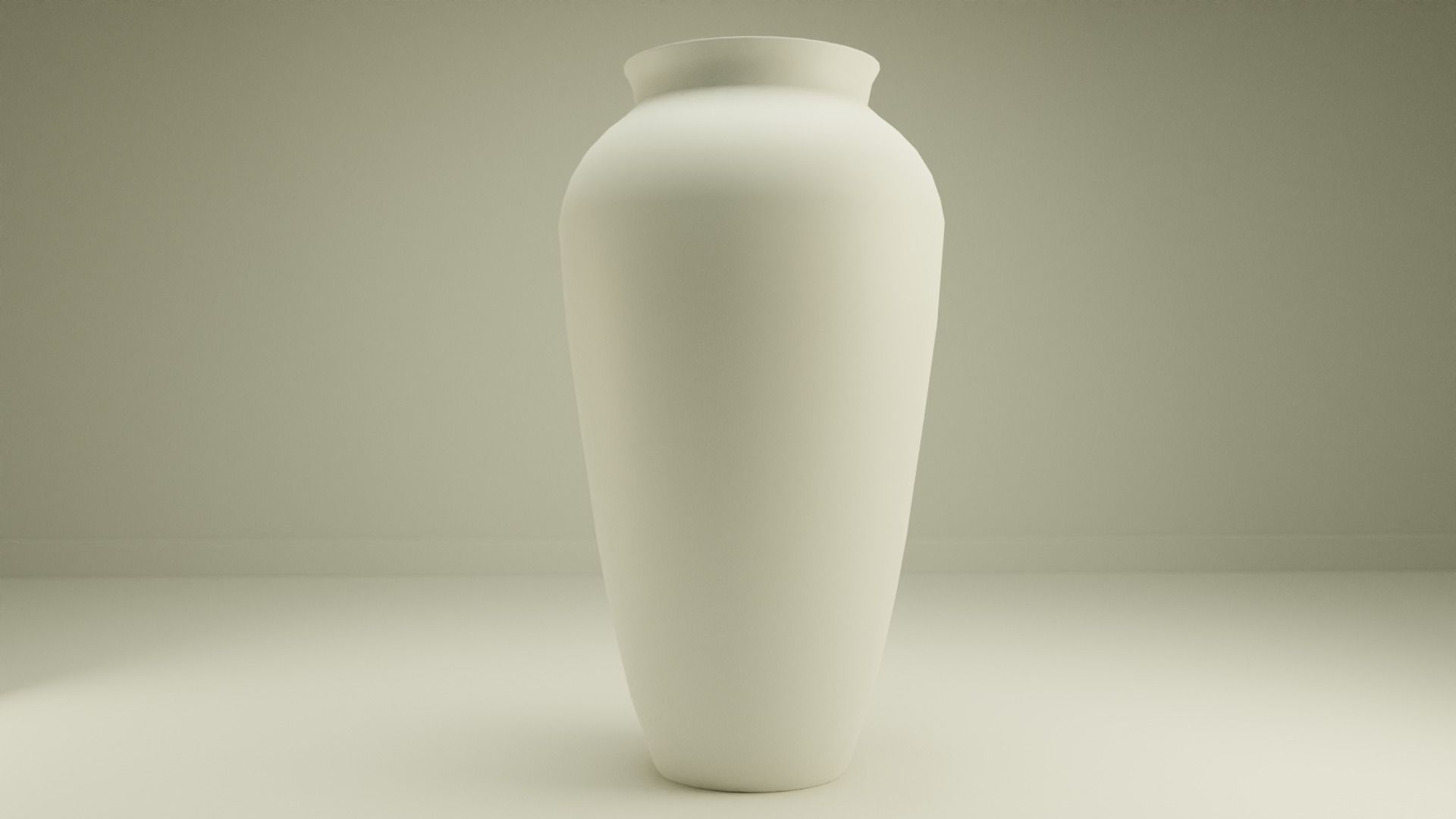 Decorative Wavy Glass Vase Low-poly 3D model_1