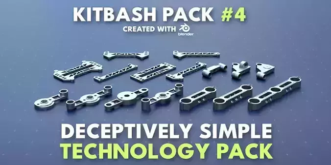 Simple Technology Kitbash Pack 4