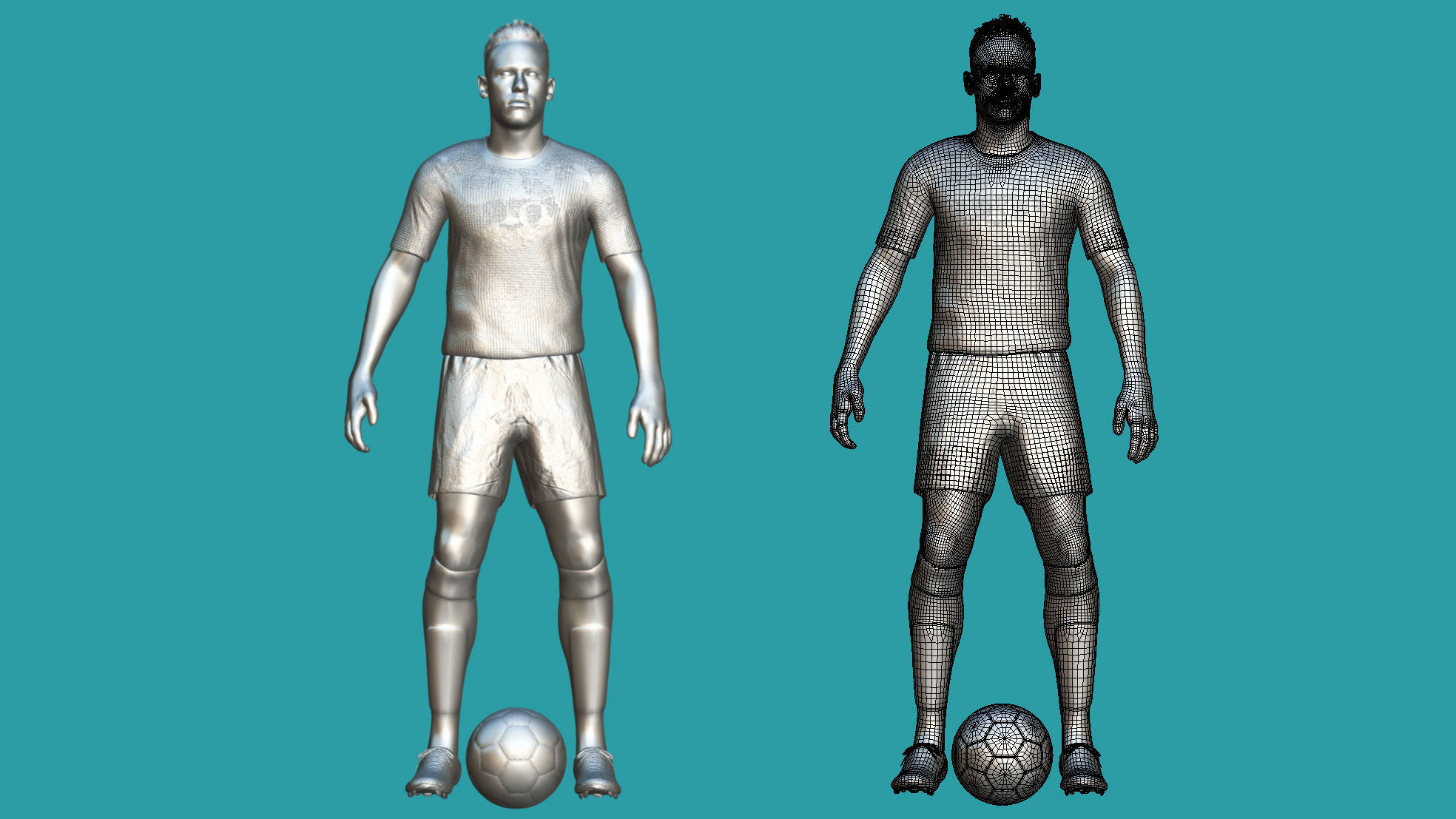 3D Rigged Neymar Brazil Worldcup 2022 3D model_8