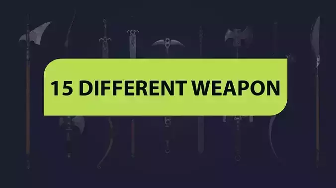 15 Diffrent types of weapons
