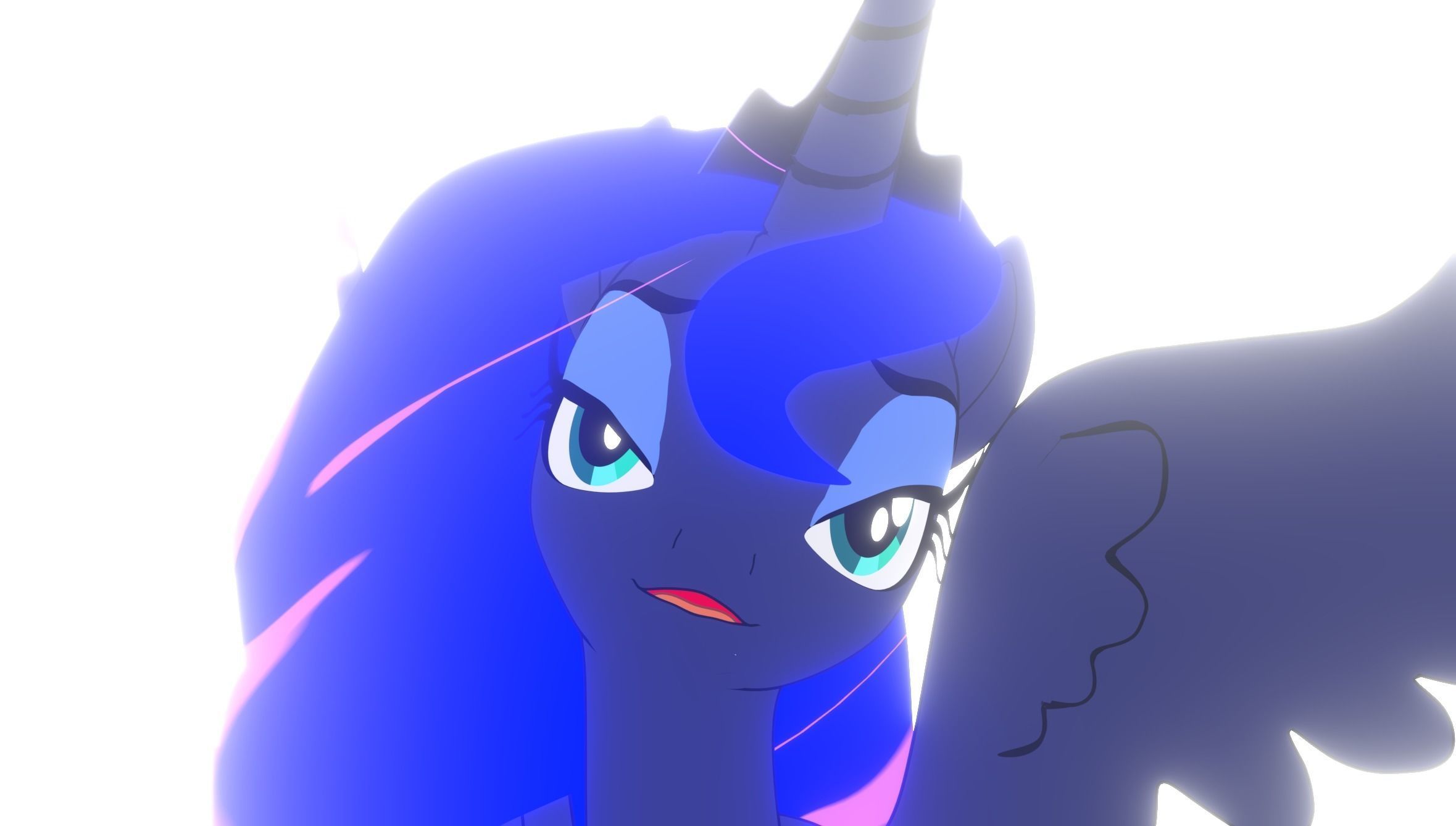 Princess Luna  with Toon Shading 3D model_8