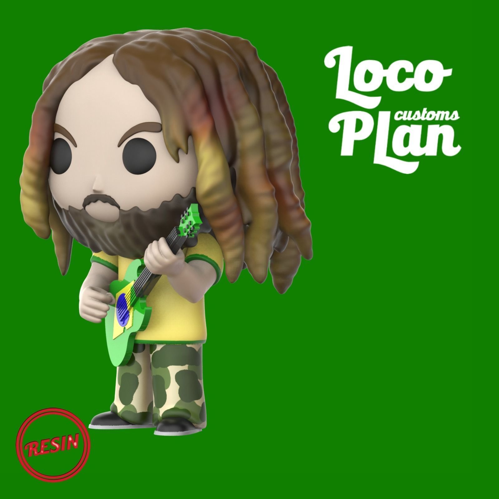 Max Cavalera Custo Funko 3D print model_1